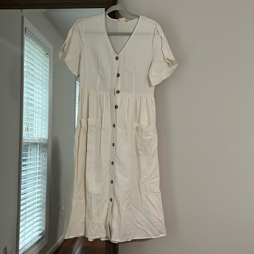 NWT Roolee Women’s Linen Midi Dress